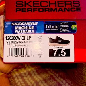 Sketchers ortho, lights, go run and consistent energize sneakers never worn.